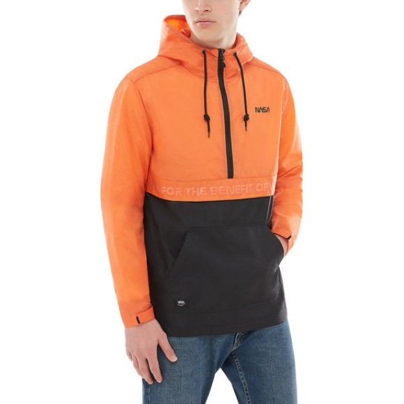 Vans Other - 🆓🆕Vans NASA Space Voyager Anorak Orange Jacket